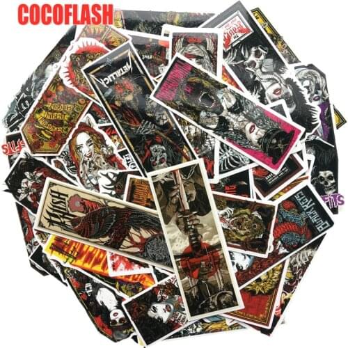 10/50Pcs/set Cartoon Gothic Style Horror Girl Graffiti Stickers For DIY Scrapbook Skateboard Snowboard Laptop Luggage Motorcycle