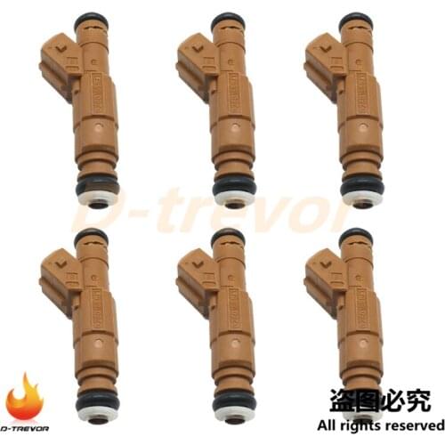 6pcs Fuel Injector 0280155831 for Vol-vo C70 S60 S70 2.4 S80 2.3 V70 XC70 XC90 2.5