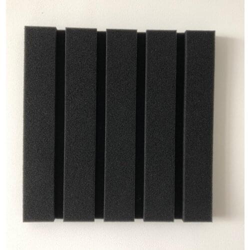 8 PCS Acoustic Soundproofing Materials 25 Density Foam Panels for Walls