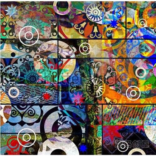 Custom 3D large mural,abstract digital painting,colorful graffiti collage papel de parede ,living room TV wall bedroom wallpaper