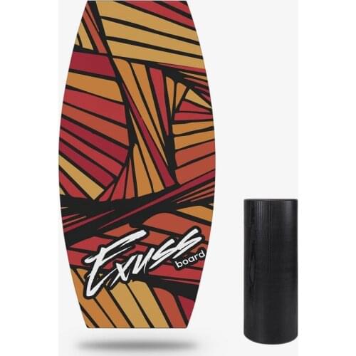 Wooden Balance Board, Surfing, Skating, Fitness, Yoga, skateboard Snowboard for Training and Coordination Exercise Portable Equipment