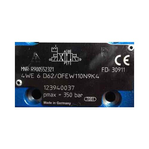 4WE6D62/OFEW110N9K4 REXROTH VALVE R900552321 4WE6D6X/OFEW110N9K4