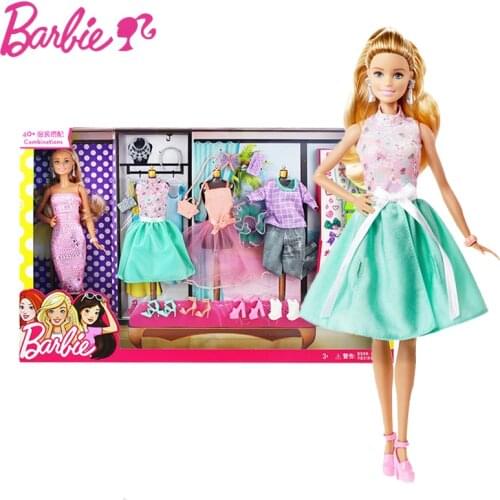 Barbie Gir Fashion Combo American Girll Creative Designer Superhero To Princess Animal Set Bonecas Barbie Doll Baby Toys DVJ64