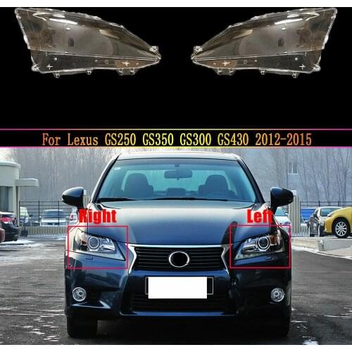 Car Headlight Lens For Lexus GS250 GS350 GS300 GS430 2012 2013 2014 2015 Car Headlamp Cover Replacement Auto Shell
