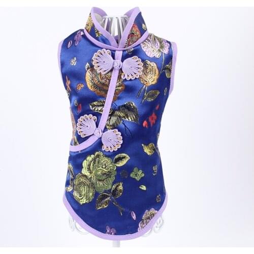 Chinese style Small Dogss Clothes Costume T Shirts Costume Supplies For Pets Clothes Cats Clothing vetement pour chien hondenjas