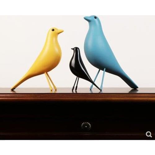 Original European resin bird figurine home interior decoration Craft Wedding Christmas gift dove of peace statue office mascot