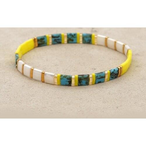 Couple Bracelet Women Fashion Beach Bohemian Women Tila Beaded Jewelry Gift for Men Couple Gift Womens Bracelet on Hand