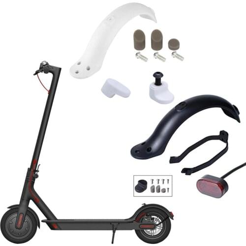 Durable Scooter Mudguard for Xiaomi M365/ M365 Pro Electric Scooter Tire Splash Fender with Rear Taillight Back Guard Wing