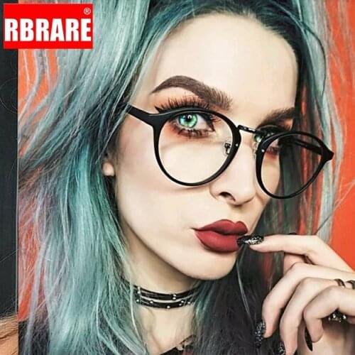 RBRARE Round Glasses Frame Women Eyeglasses Frame Women Vintage Eye Glasses Frames For Men Armacao De Oculos De Grau Para Mulher
