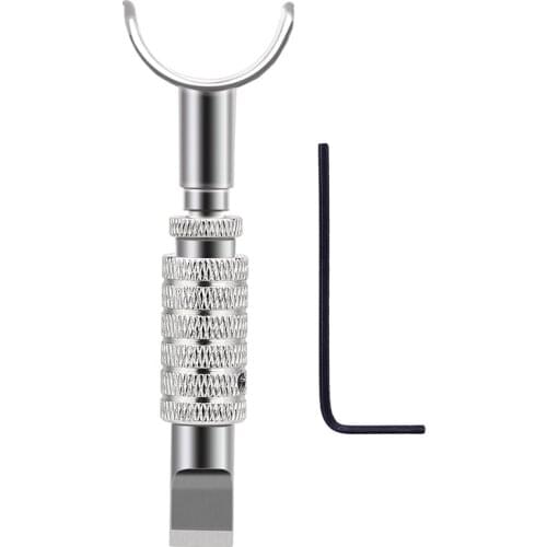 RORGETO Adjustable Leather Carving Tool Rotary Carving Knife Leather Craft Cutting Knife with Bearing Stainless Steel Cutter