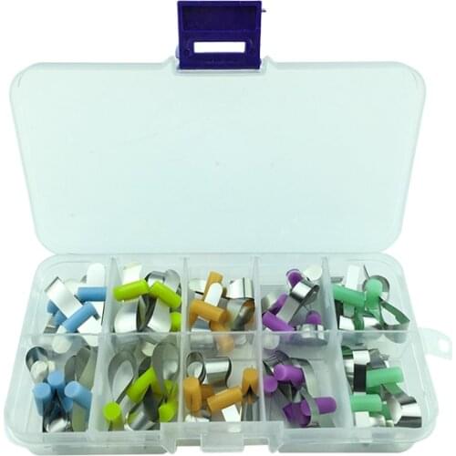 Dental Forming Sheet Orthodontic Sectional Contoured Metal Matrice Dentist Matrix Material Retainerless Automatrix with Locker