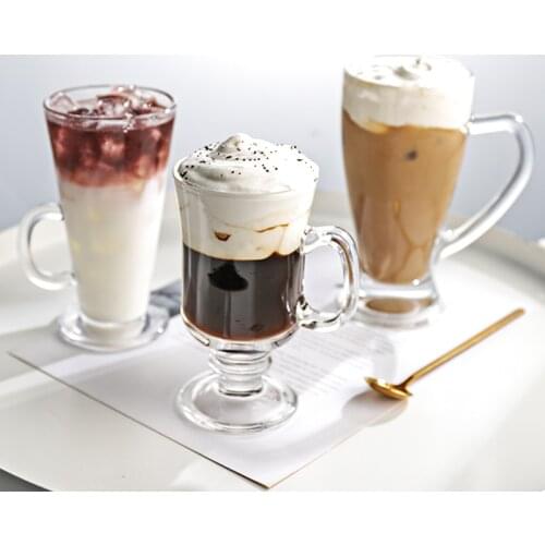 Coffee Mug Glass Cup Receptacle Mug Thermal Cup Drinkware Friends Gift for Drinking Milk Tea Fruit Juice Coffee Latte WF