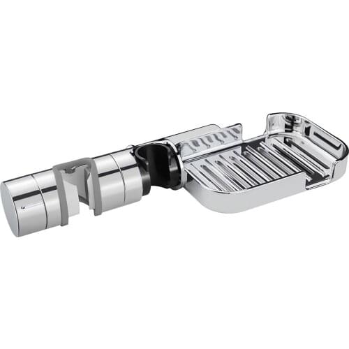 Bathroom Replacement Universal 18-25mm Adjustable Shower Head Holder 360 Degree Rotation Sprayer Bracket for Slide Bar