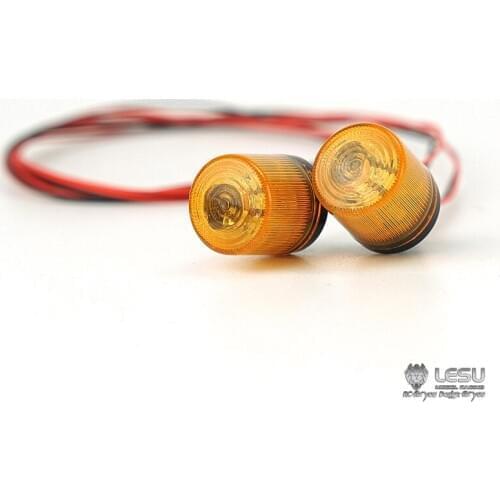 LESU Rotating LED Warning Light for RC 1/14 TAMIYA Tractor Truck Dumper Trailer DIY Model