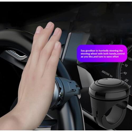 Turning Steering Wheel Booster Spinner Knob 360 Degree Rotation Metal Bearing Power Handle Ball Shaped