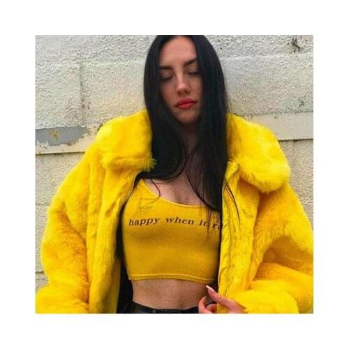 YIYELANZHOU Fashionable Fur Coats