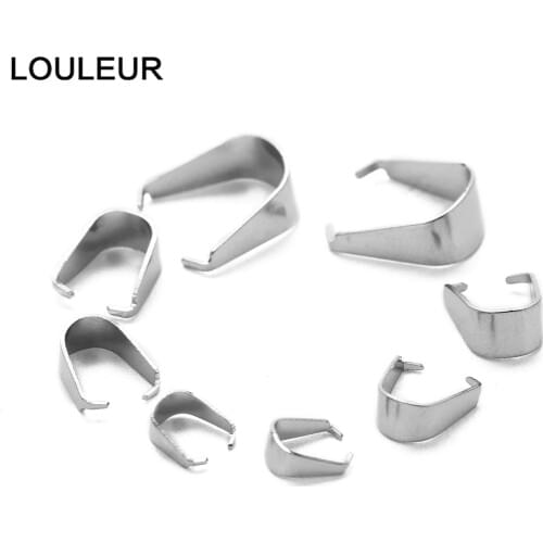 200pcs Stainless Steel Clasps Pinch Clips Bails Sunflower Seeds Buckle Pinch Slider Snap on Bail Connector Findings Wholesale