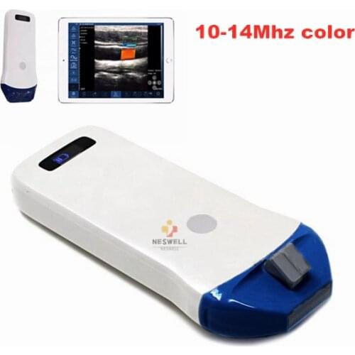 10-14Mhz 128elements wireless ultrasound linear probe Cprobe with color
