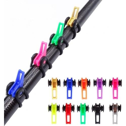 10Pcs Portable Fishing Rod Hooks Holder Lure Bait Hanger Device Gear Tackle Lure Bait