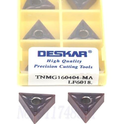10pcs TNMG160404-MA TNMG160408-​​MA LF6018 TNMG160404-MS TNMG160408-MS LF6018 CNC Lathe Tool Carbide Insert,For Stainless Steel