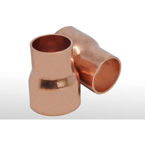 16mmX6.35mm Inner Diameter Copper End Feed Straight Reducing Coupling Plumbing Fitting Scoket Weld Water Gas Oil