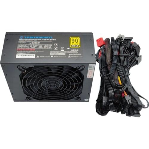 2000W PC PSU 2000W ATX 12V ETH Asic Bitcoin Miner Ethereum Mining Power Supply PC 6 Graphics Cards