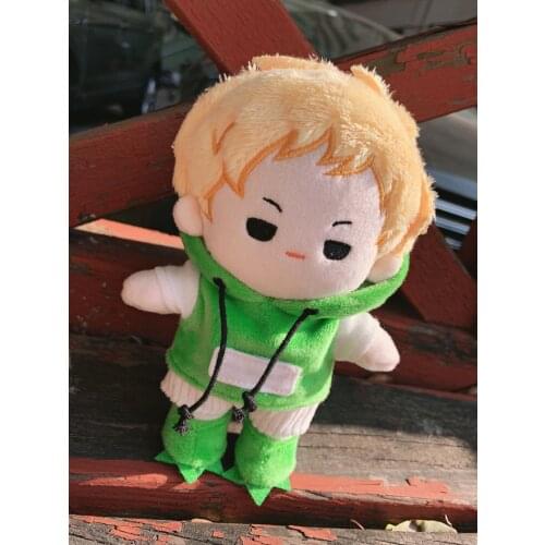 Cosmile Anime Haikyuu!! Oikawa Volleyball Tsukishima Kei Green Doll Plush Toys 15cm Pendant Keychain Cute Gift Cosplay