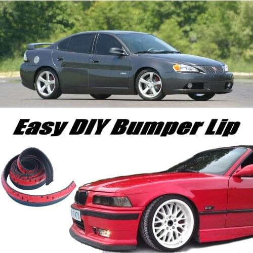 Bumper Lip Deflector Lips For Pontiac Grand Am MK5 Front Spoiler Skirt For Car View Tuning / Body Kit / Strip
