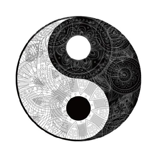 Round Tai Chi Puzzle 3D Wooden Puzzle Adult Wooden DIY Crafts Modeling Decompression Toy Classic Toy Gift Wooden Puzzle