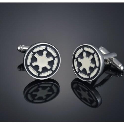 1 Pair Round French Cufflinks High Quality Mens Classic Initial Cufflink Formal Business Wedding Suit Shirts Jewelry Cuff Link