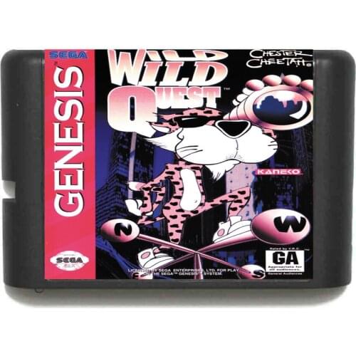 Hottest Chester Cheetah 2 - Wild Wild Quest 16 bit MD Game Card For Sega Mega Drive For Genesis