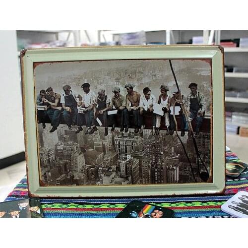 30pcs/lot Metal Sign shabby chic Bar decoration Retro Tin sign fruit plate House Cafe Bar Vintage iron craft N-45 Mix order 30*4