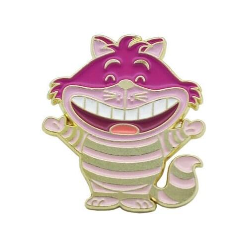 Cute Cat Hard Enamel Pins Beautiful Animal Brooches Women Men Lapel Badges Backpack Collar Fashion Jewelry Gifts For Kids Friend