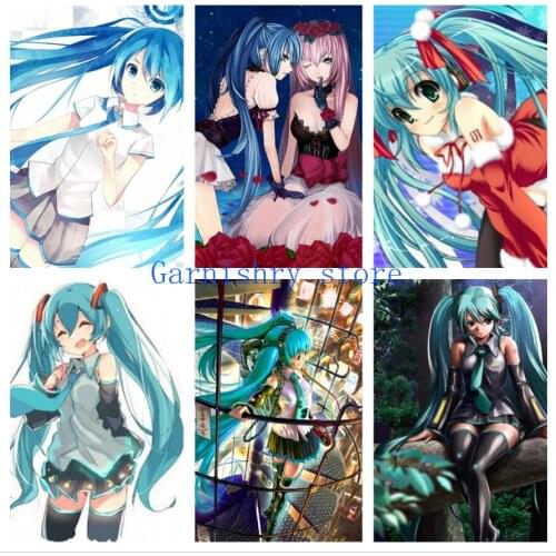 Anime Future Girl Diy 5D Diamond Painting Square/Round Cross Stitch Kits Diamond Embroidery Full Drill Home Decor