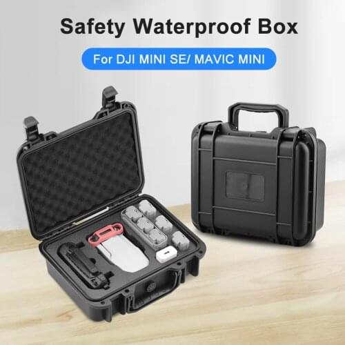 Portable Storage Bag Carrying Case ABS HardShell Waterproof for DJI Mini SE MAVIC Mini Drone Remote Controller Protector Handbag