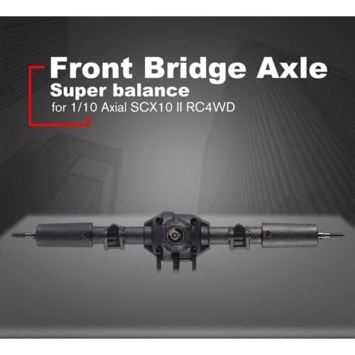 Durable Metel Front Rear Bridge Axle Shaft For Axial Scx10 II 1/10 Rc Crawler Climbing Car Upgrade Parts