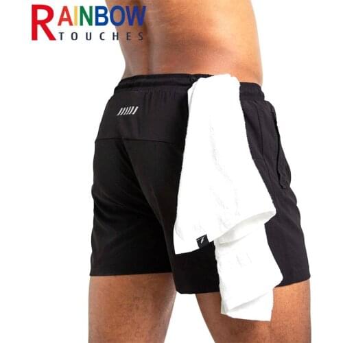 Rainbowtouches 2021 New Shorts Mens Summer Fitness Running Sports Leisure Breathable Shorts High Quality Men Half Pants Trend