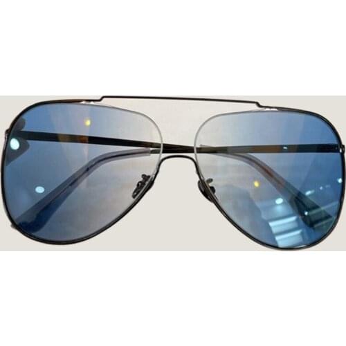 Fashion Pilot Sunglasses Women Brand Designer Gradient Mirror Sun Glasses With Box Ladies UV400