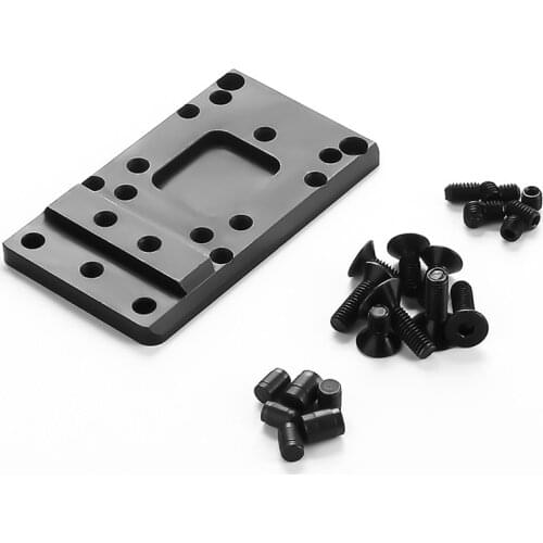 Universal Tactical Rear Sight Scope Mount Plate Base Red Dot Scope Mount Adapter fits Glock Handgun Pistol for Hunting Caza HOT