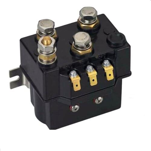 Universal 12V 200A Winch Solenoid Relay Contactor Thumb Truck for ATV UTV 4x4 Vehicles