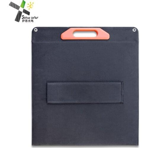 Waterproof portable mono foldable solar panel 60w 100w 200W 18V folding charger