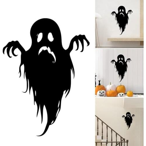 Waterproof Halloween Horror Stickers Festive Party Atmospheres Props for Festival Stickers Home Room Decor Stickers DJA88