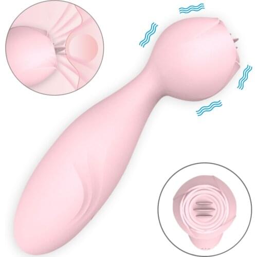 Tongue Lick Vibrator AV Vibrator massager For Women Sucker Nipple Sucker Oral Licking Clitoris Stimulation Sex Toys For Women