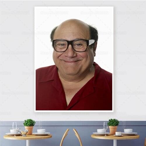 Its Always Sunny In Philadelphia TV Show Funny Canvas Painting Frank Reynolds or Danny DeVito Poster for Home Decoration