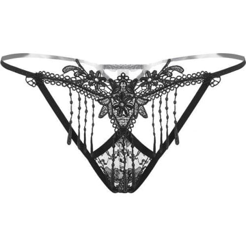 Women Sexy Lingerie Open Panties Porn Transparent Underwear Flirty See Through G-string thongs Cute Bikini