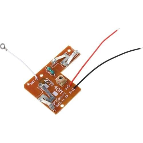 4CH RC Remote Control 27MHz Circuit PCB Transmitter and Receiver Board with Antenna Radio System for Car Truck Toy