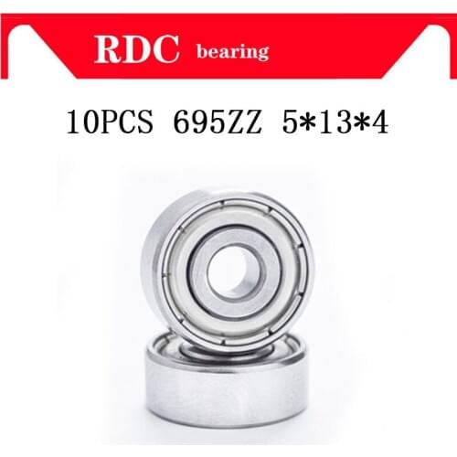 Free Shipping 10PCS ABEC-5 695ZZ 695 zz 5x13x4mm High quality 695Z Ball Bearings 619/5ZZ EMQ 695 Z3 V3 Quality R-1350ZZ Bearing
