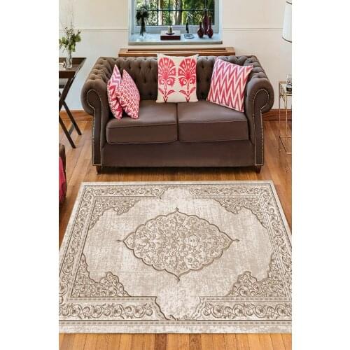 Flower Frame Motif And Fragmented Tumbled Pattern Digital Printed Carpet New Modern Trend Home Rugs 2021 Hot Bedroom Livingroom
