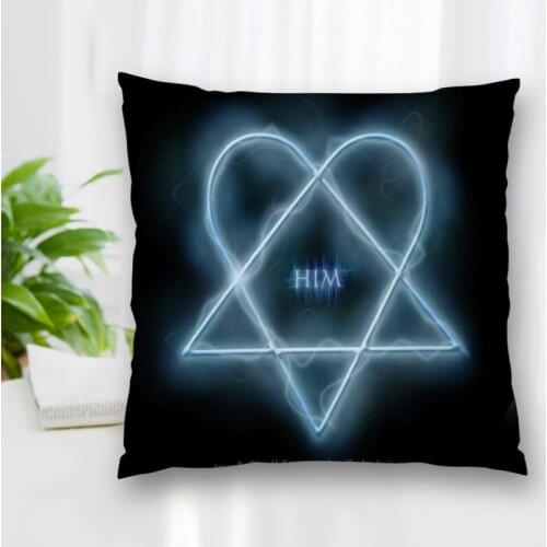 Hot Sale Custom Decorative Pillowcase HEARTAGRAM Square Zippered Pillow Cover Best Nice Gift 20X20cm 35X35cm 40x40cm