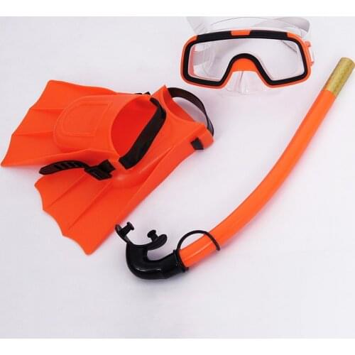 Childrens Swimming Fins Diving Training Swimming Glasses Fins Snorkel Set Kid Underwater Snorkeling Beginner Swimming Equipment